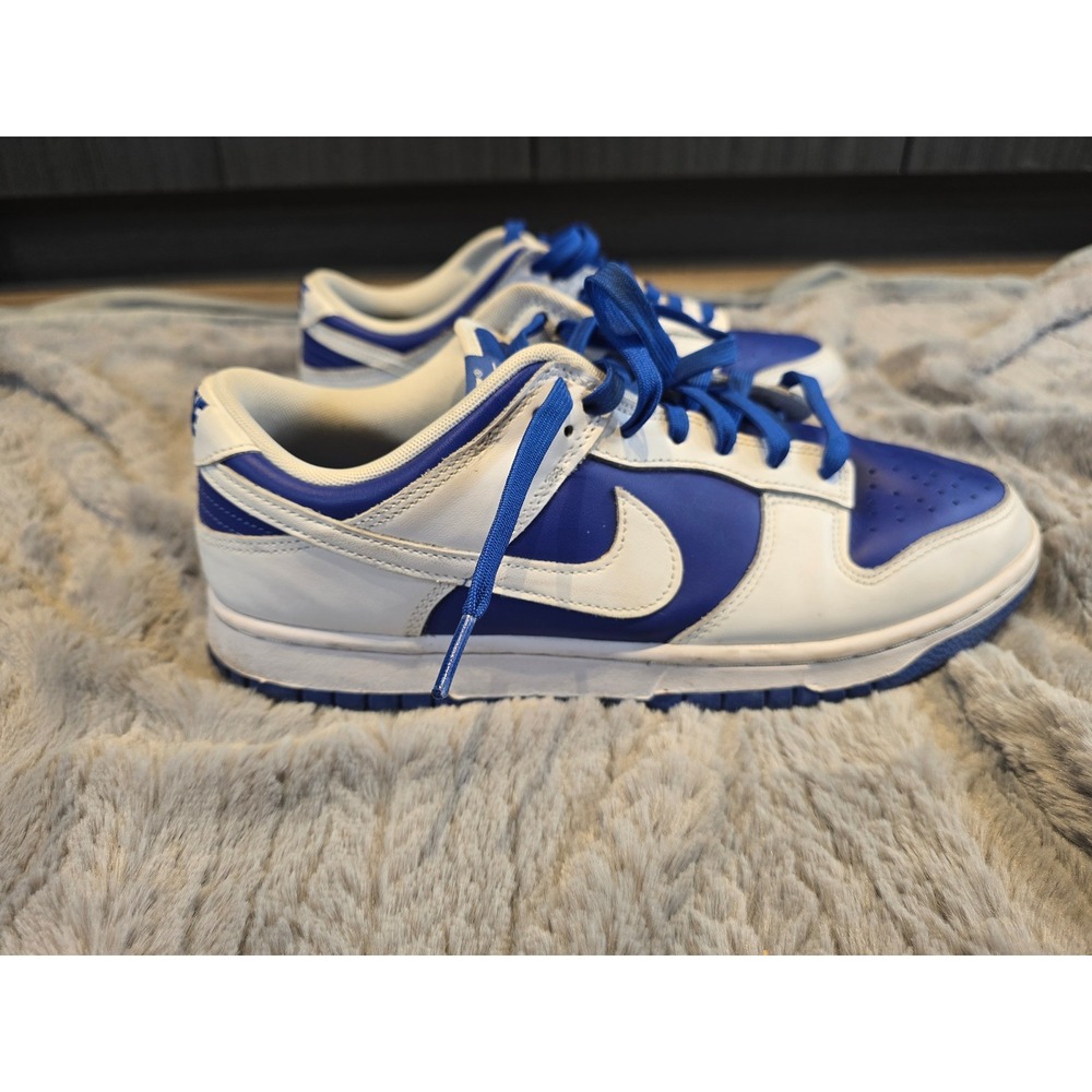 Nike Dunk Low Racer Blue White Sneakers DD1391-401 Mens Low Top Shoes Size 11